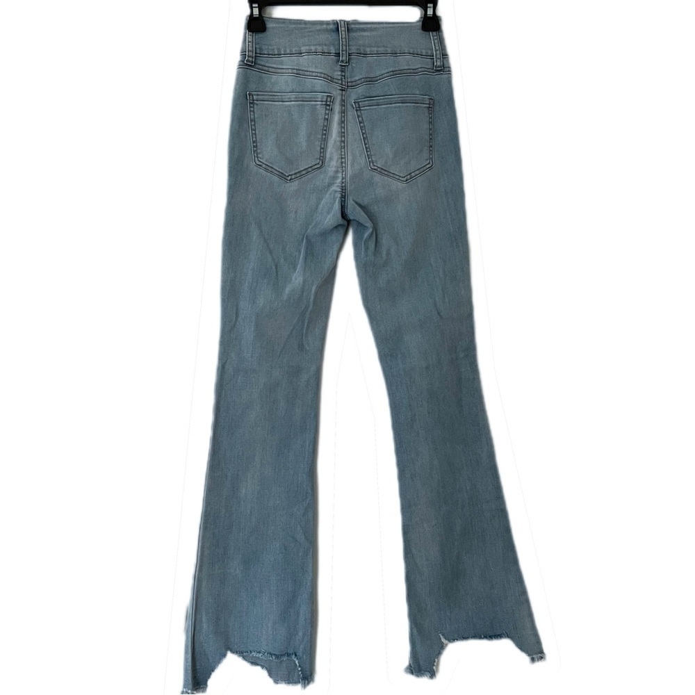 Sincerely Jules- Light Blue Flare Jeans (sz 0) NWT - Picture 3 of 7